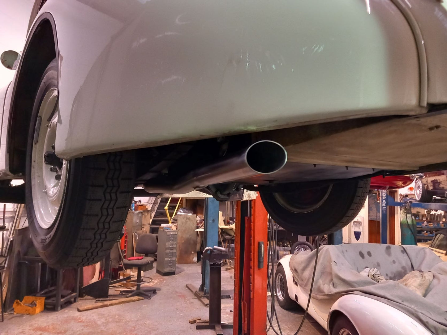 Jaguar XK120 Early Single Exit Tailpipe