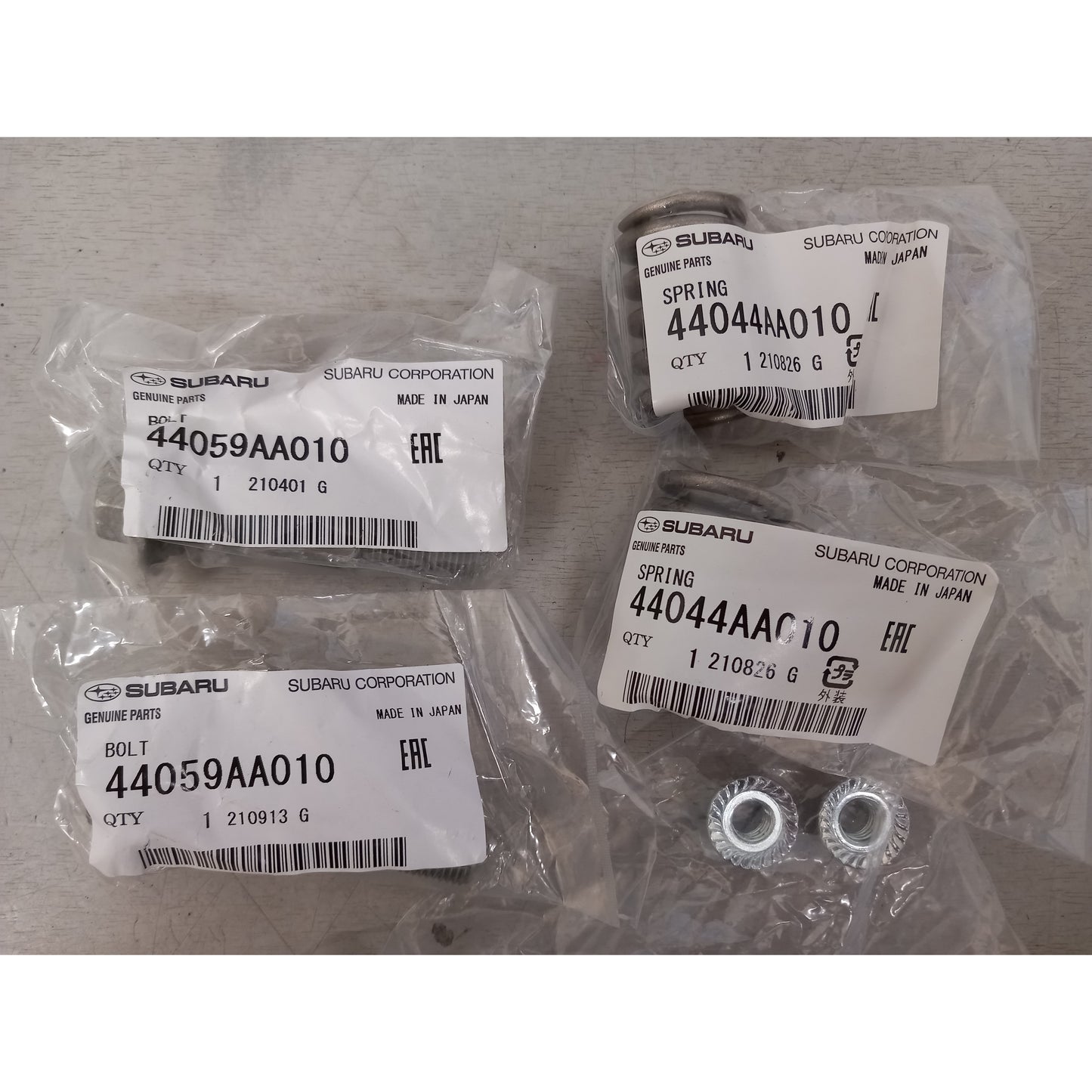 Subaru Spring Bolts