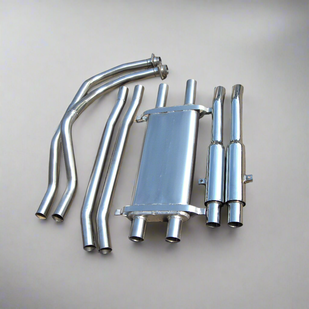 Jaguar E-Type System using standard cast iron manifolds