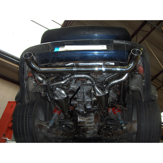 Porsche 964 Turbo complete system with 100 cell cat